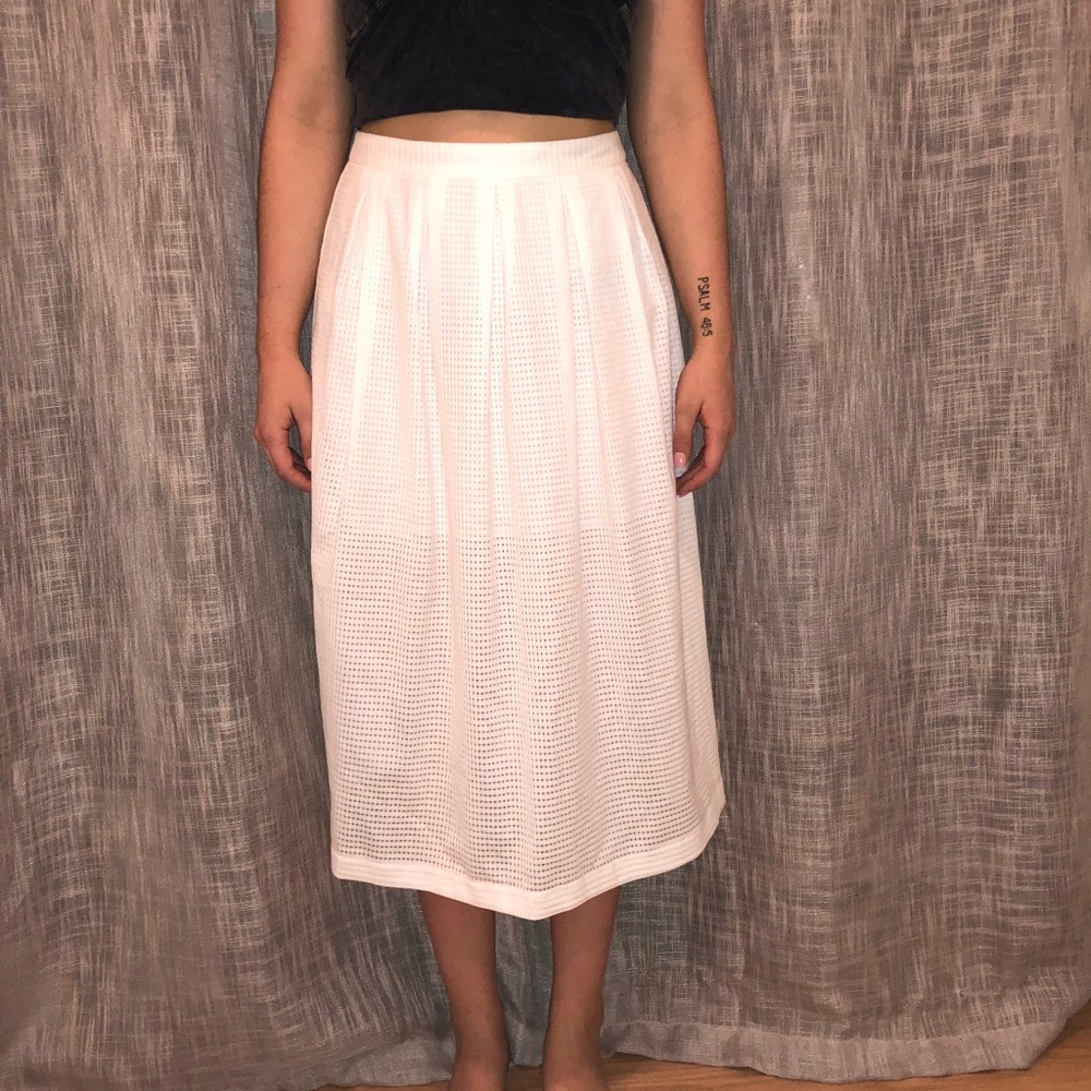 Rebecca Minkoff white skirt